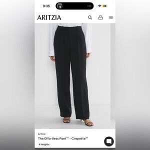 Wilfred Effortless Black Pants